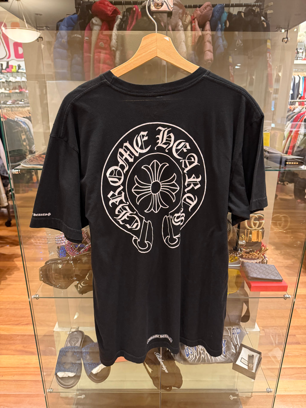 Chrome Hearts Horseshoe Floral Tee