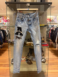 Amiri Varsity A Patch Denim Jeans