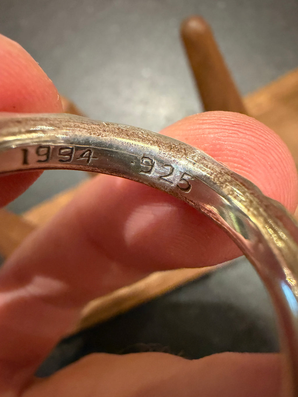 Chrome Hearts Scroll Band Ring Silver - Size 10