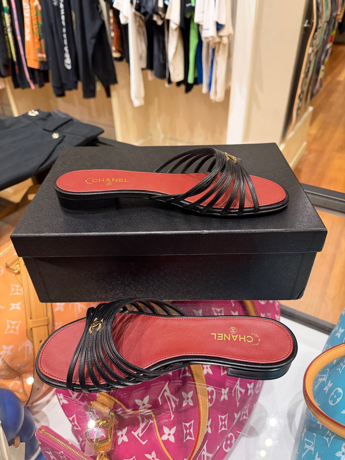 Chanel Metiers d’Art ‘Blazy’ Sandal Flats