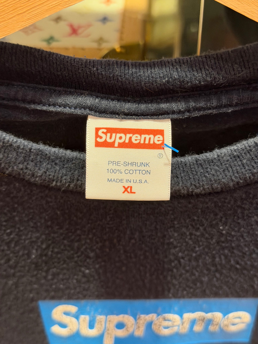 Supreme Box Logo Tee 2005 - Navy/Blue