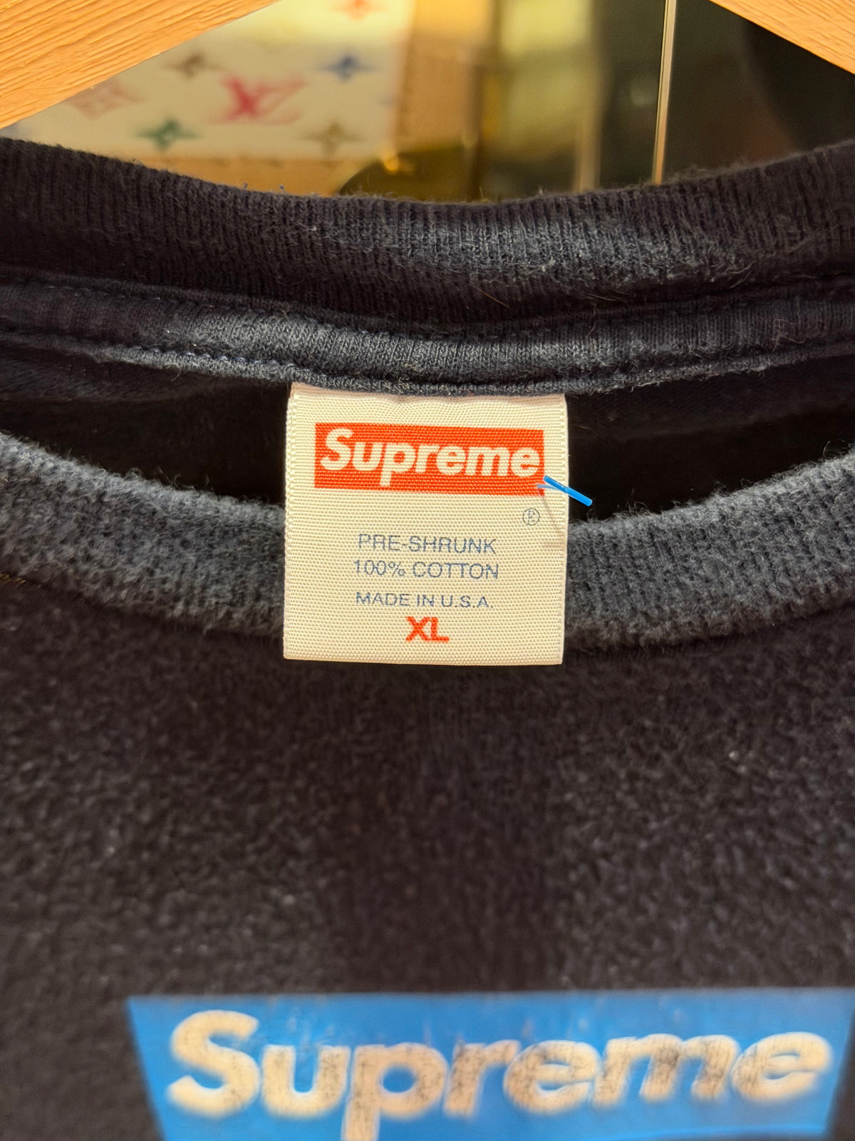 Supreme Box Logo Tee 2005 - Navy/Blue