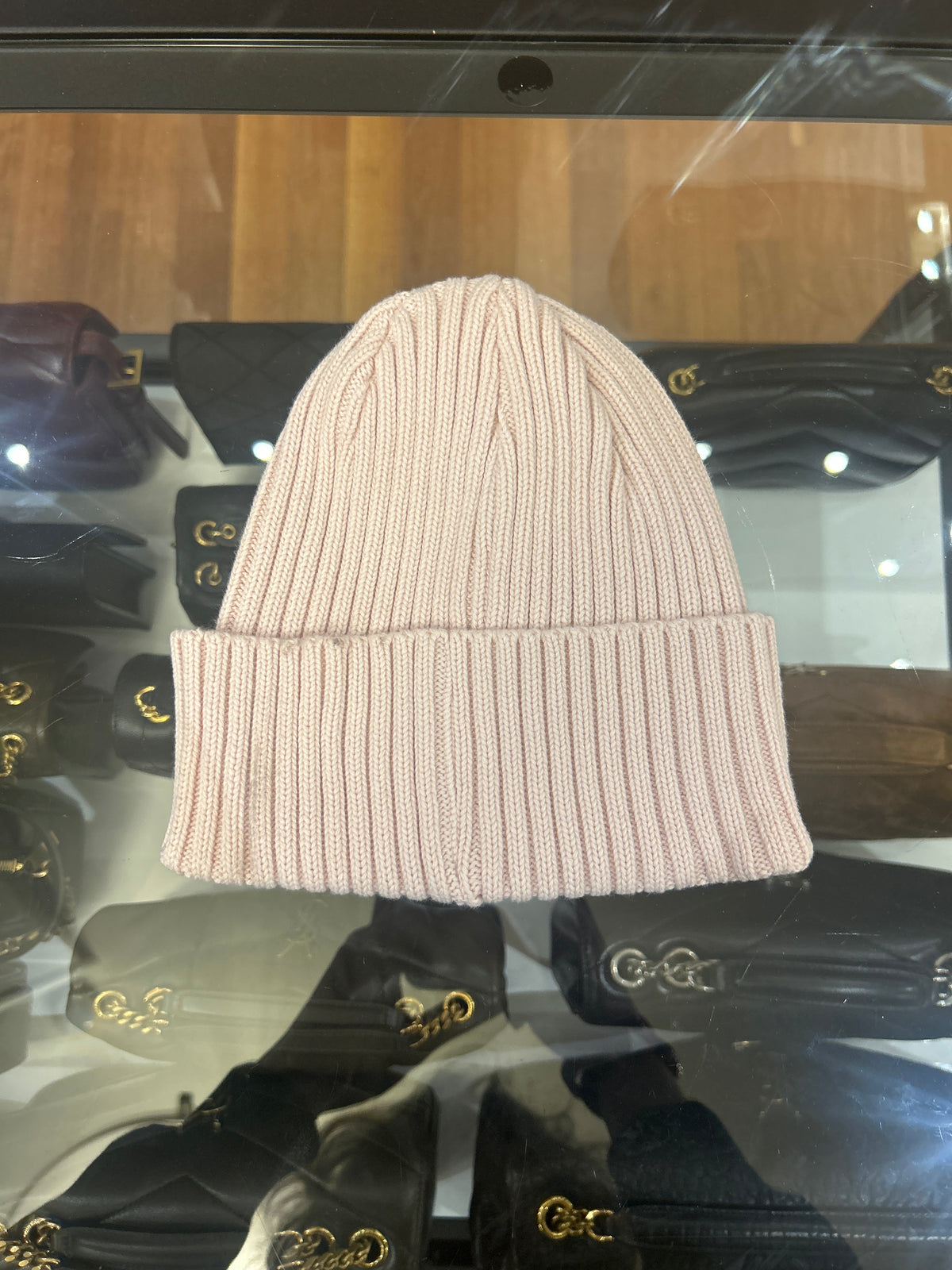 Supreme Overdyed Ribbed Beanie - Pink