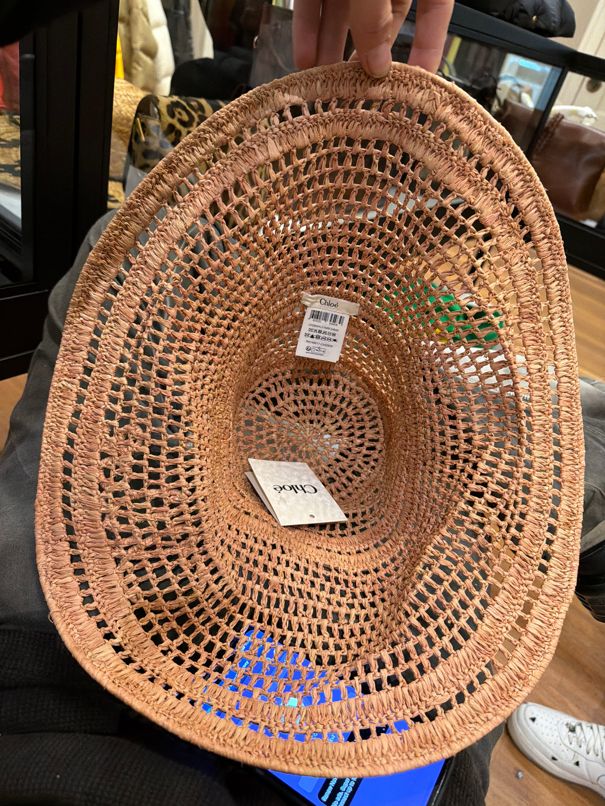 Chloe Raffia Capeline Hat