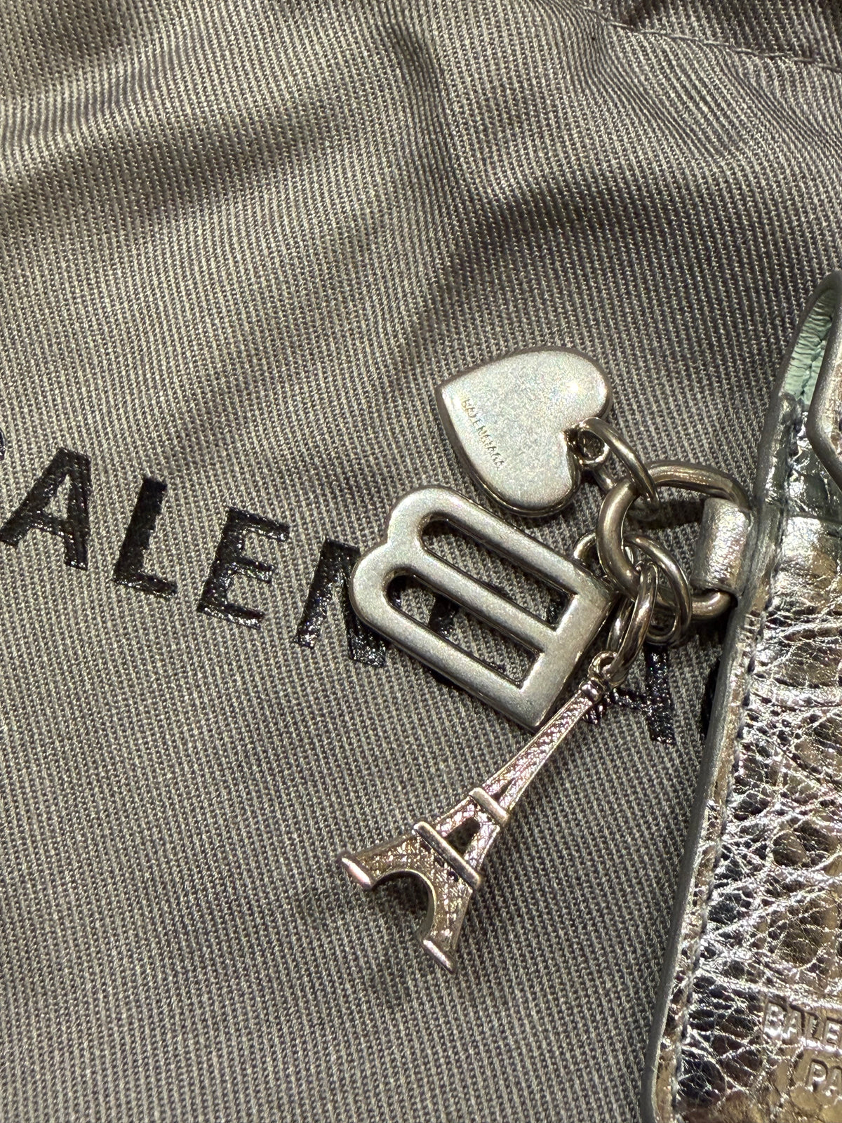 Balenciaga Token Card Holder - Almond Green
