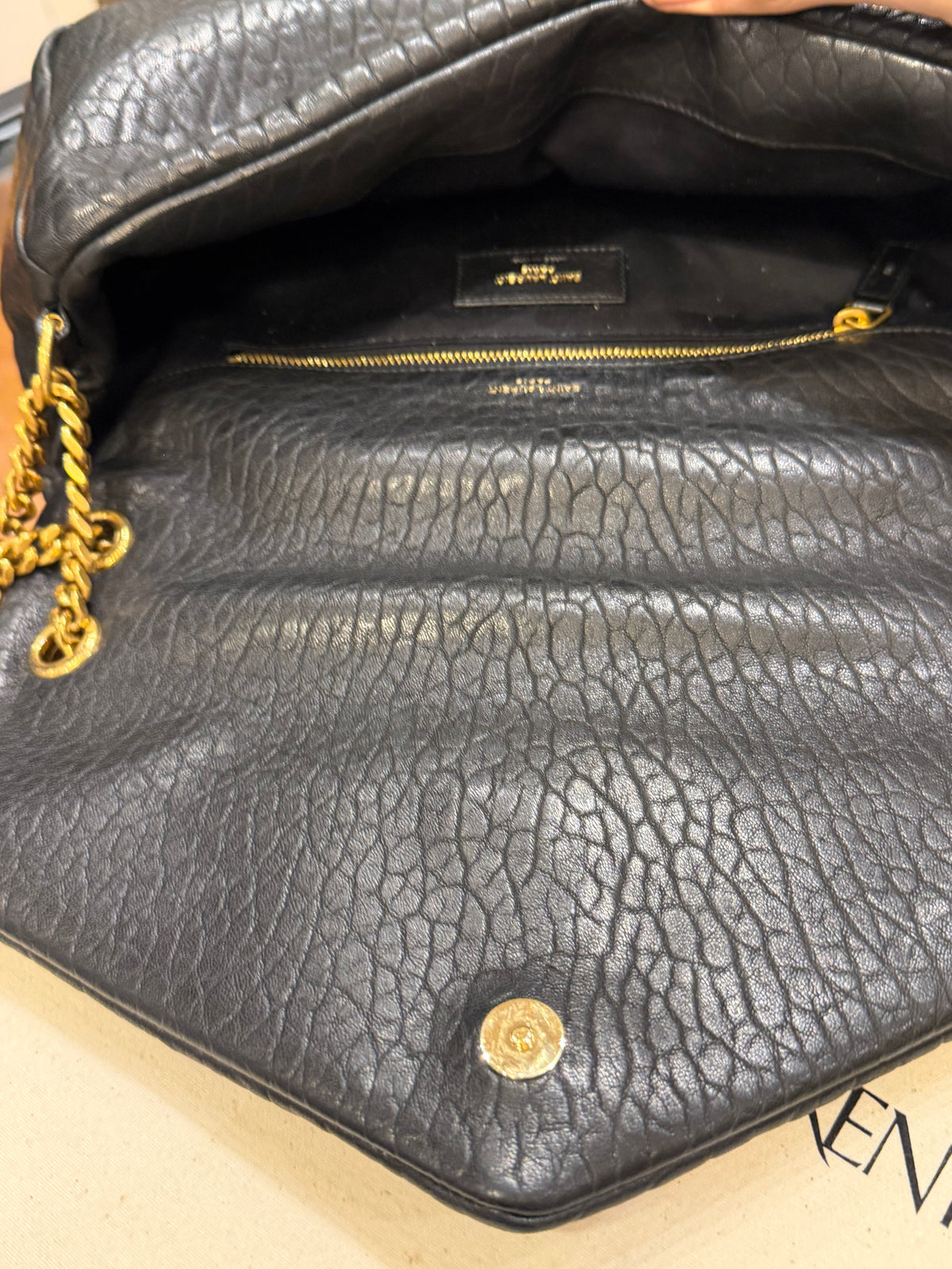 Saint Laurent Calypso Medium - Black