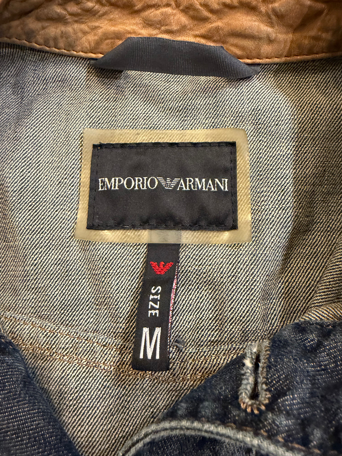 Emporio Armani Corduroy
Collar Denim Trucker Jacket