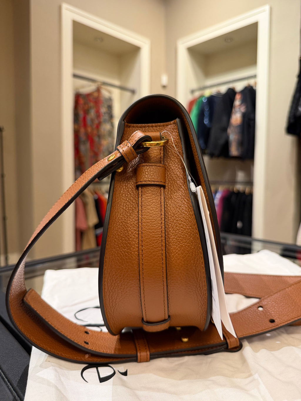 Chloé Marcie Saddle Bag - Tan