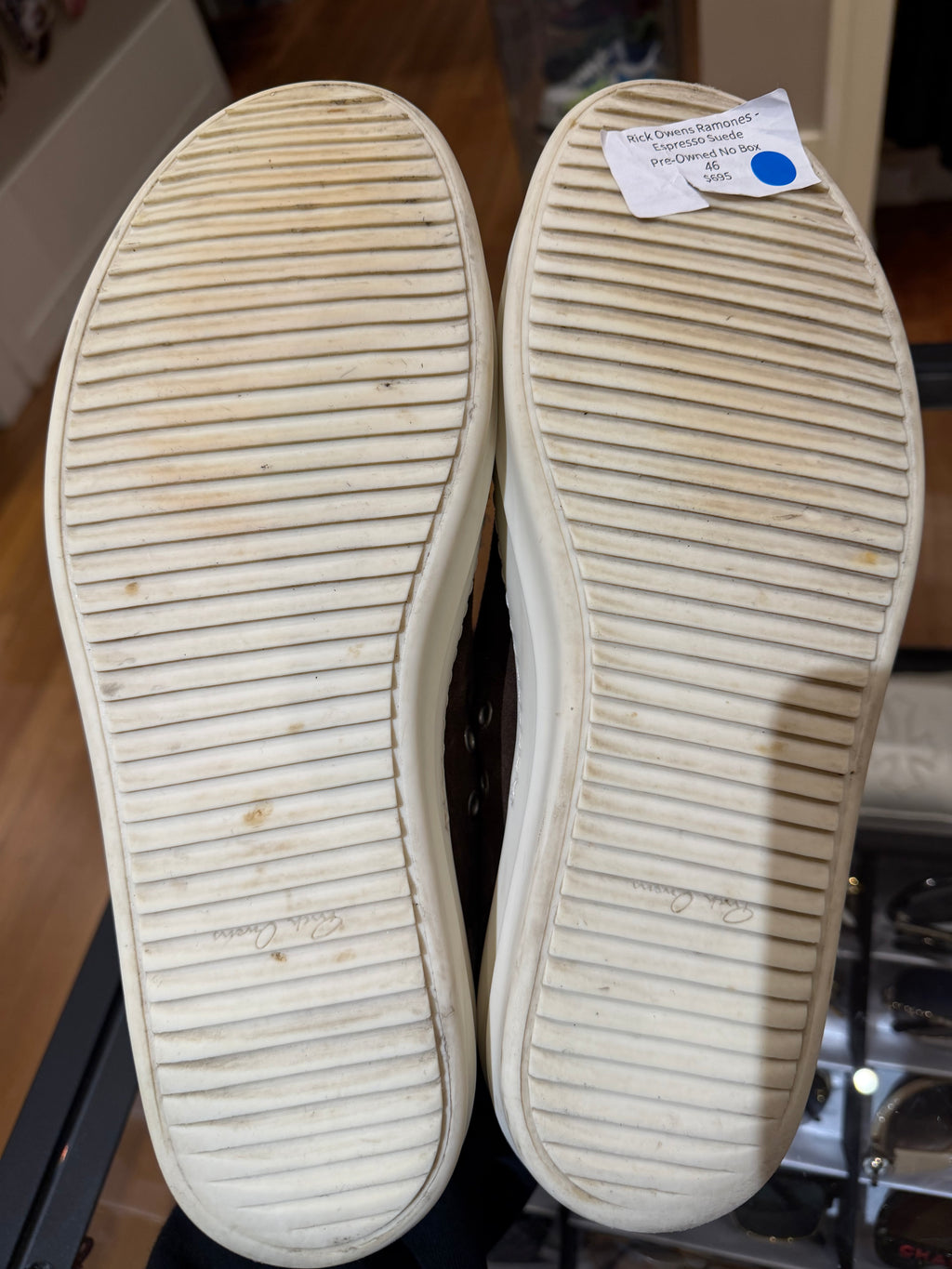 Rick Owens Ramones - Espresso Suede