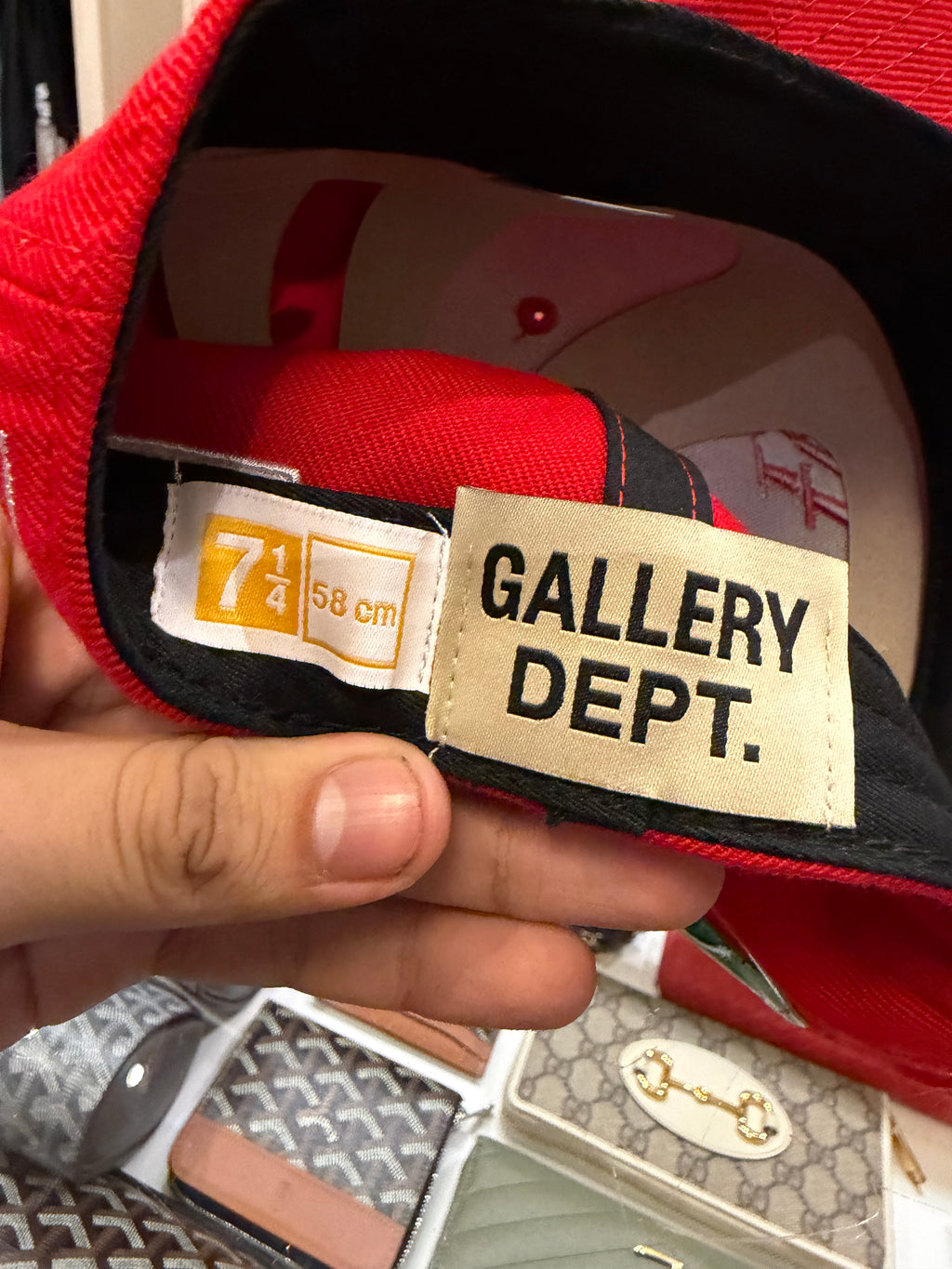Gallery Dept. Art That Kills Fitted Cap - Red