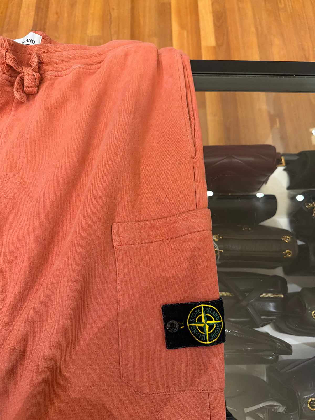 Stone Island Fleece Sweatpants - Coral