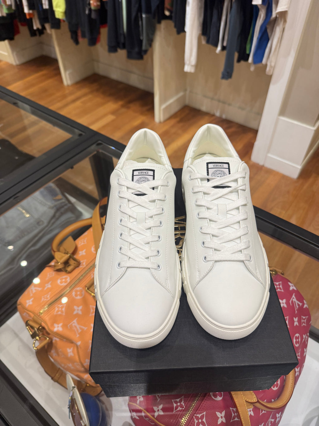 Versace Greca Sneaker - White