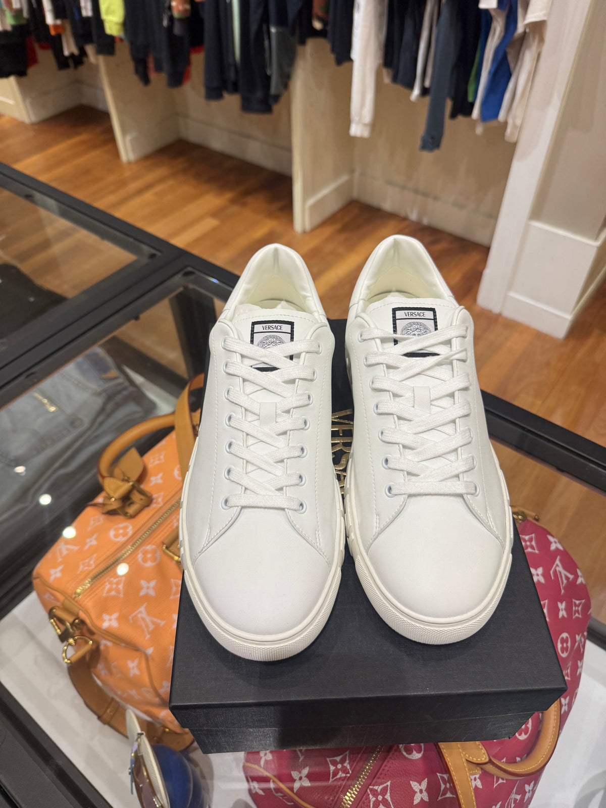 Versace Greca Sneaker - White