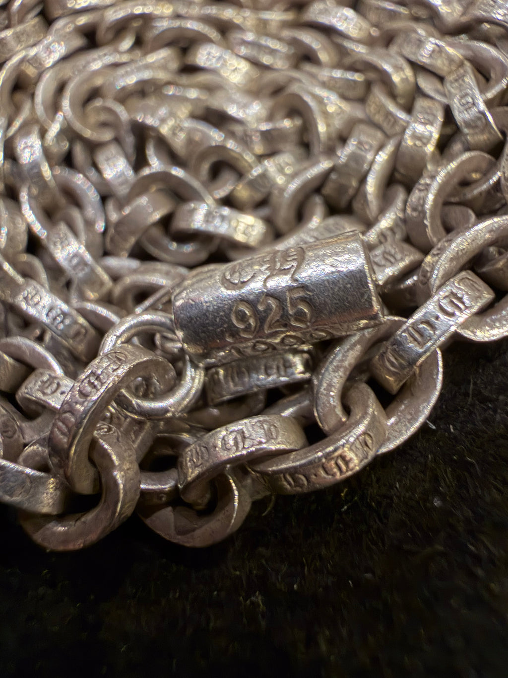 Chrome Hearts Paperchain Necklace 20” - Silver