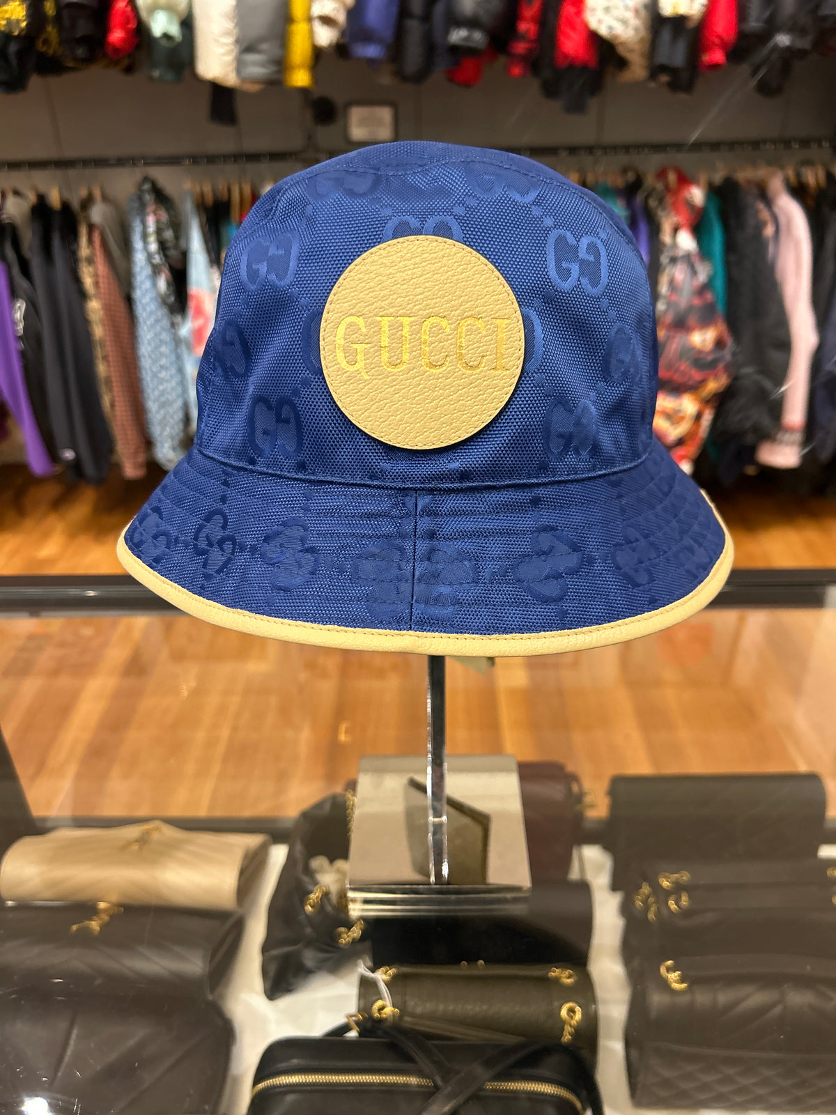 Gucci GG Monogram Bucket Hat - Blue