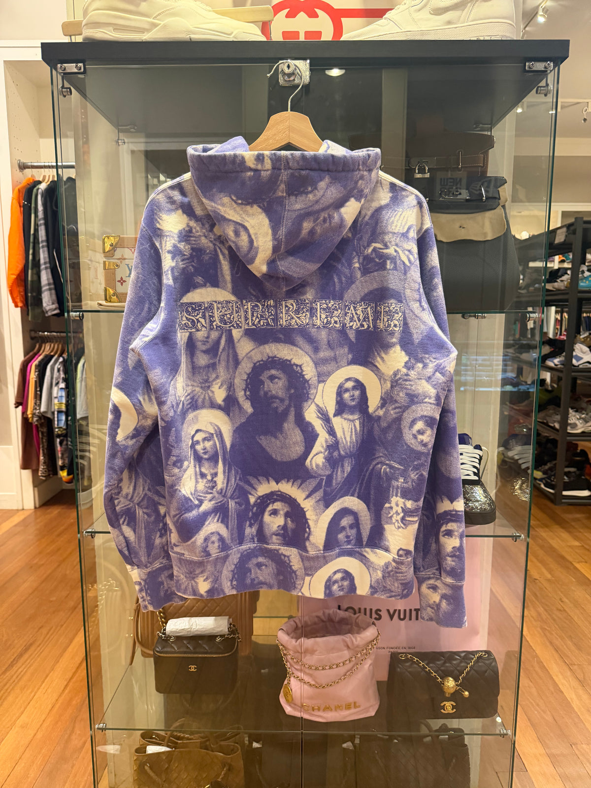 Supreme FW18 Jesus Mary
Hoodie - Blue White