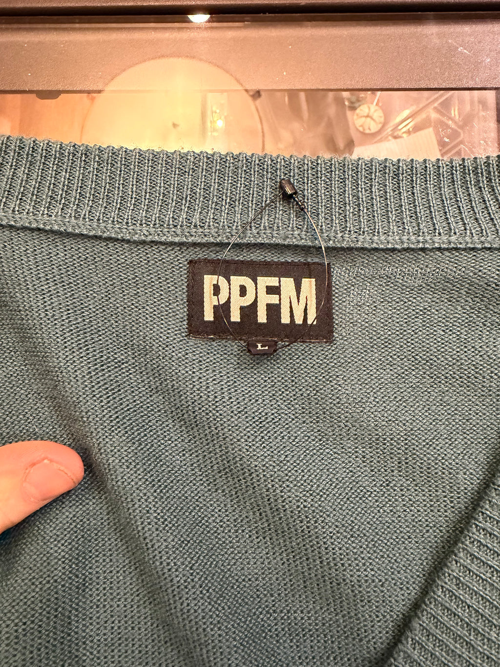 PPFM Knit V Neck Sweater