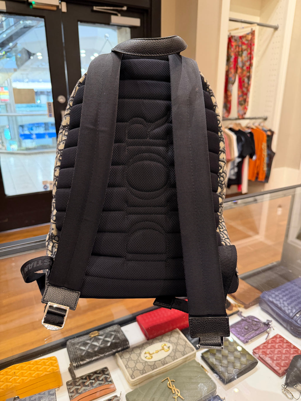 Christian Dior Oblique Canvas Rider Backpack