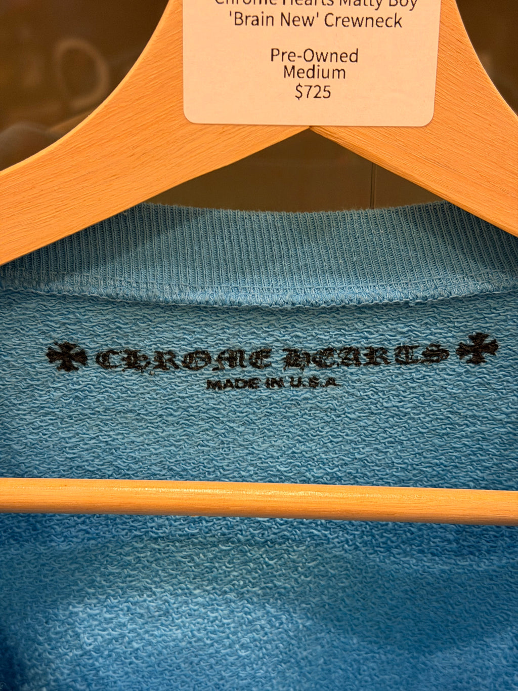 Chrome Hearts Matty Boy ‘Brain New’ Crewneck