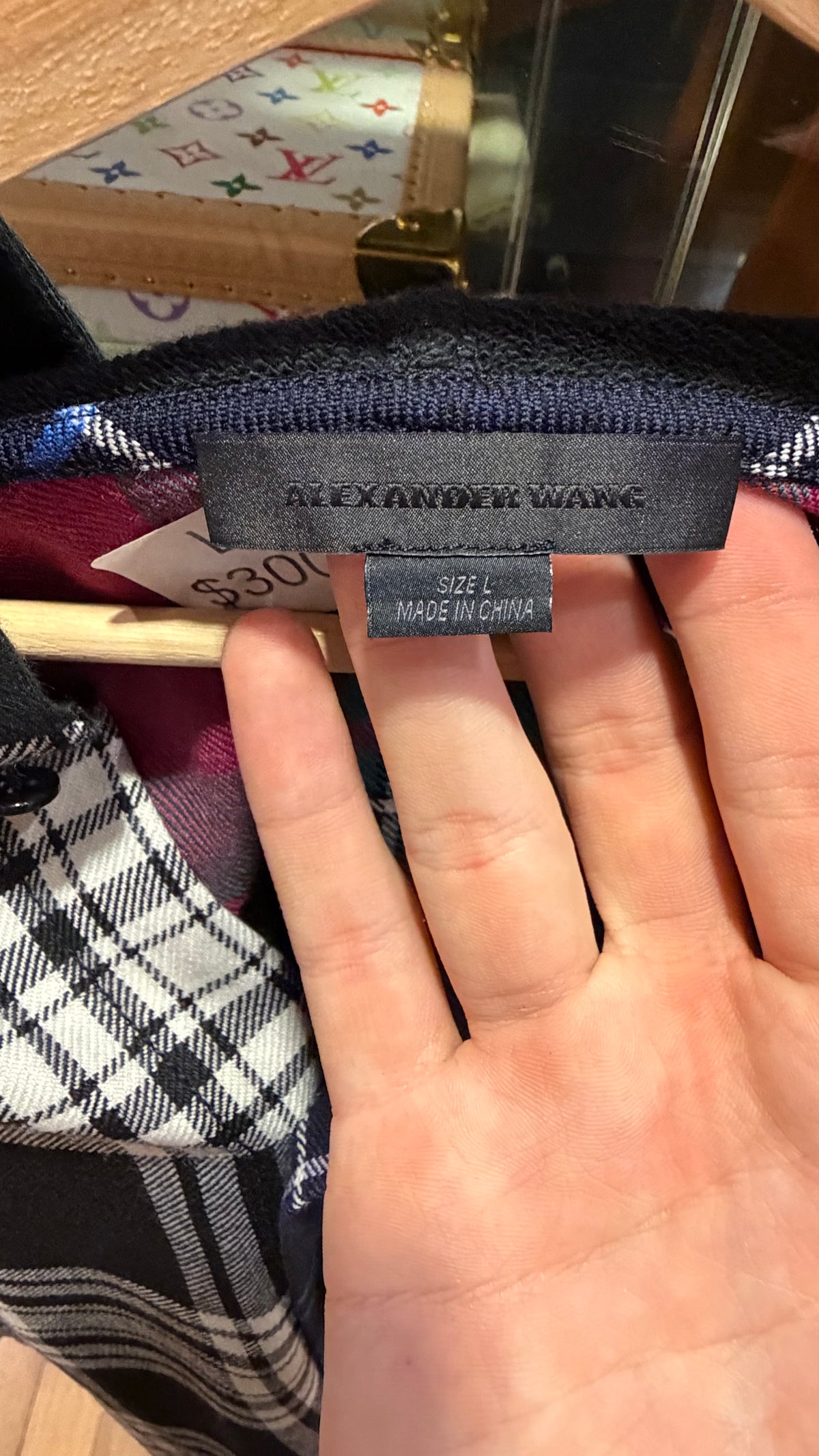 Alexander Wang Multi Plaid Overshirt