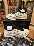 Chanel Calfskin Paneled Trainers - Black / Ivory