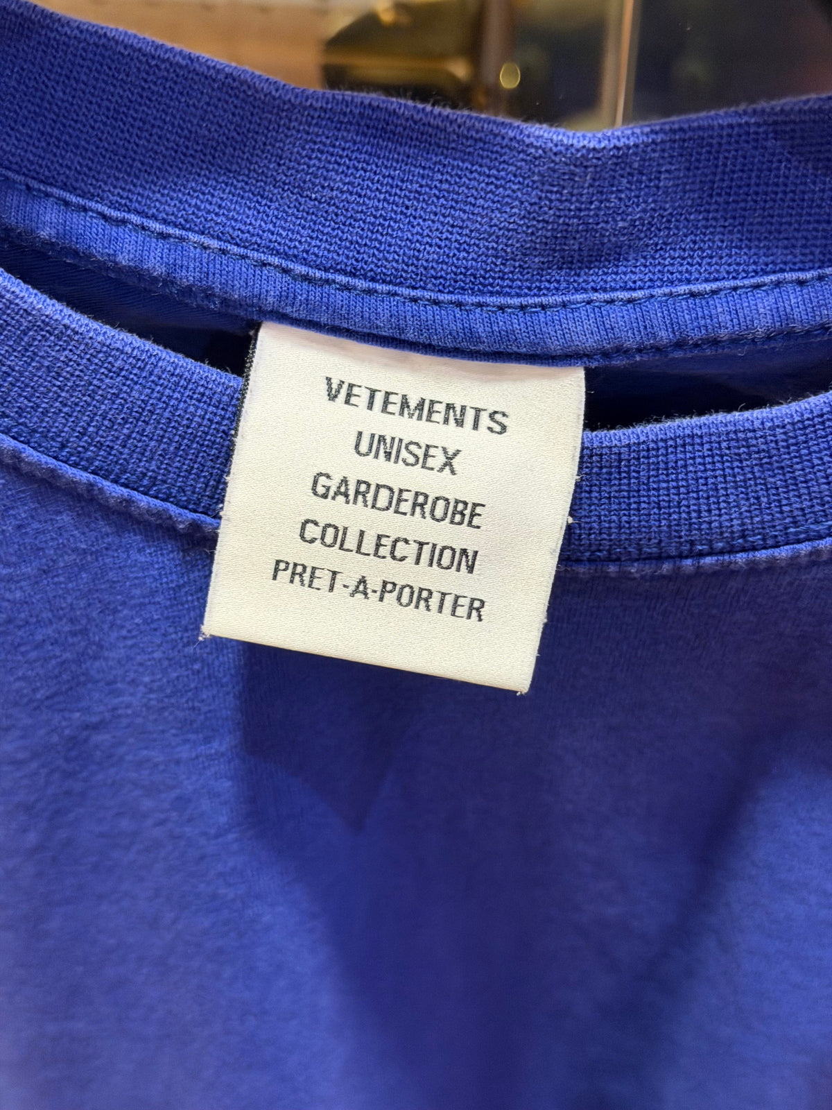Vetements Logo Tee - Purple