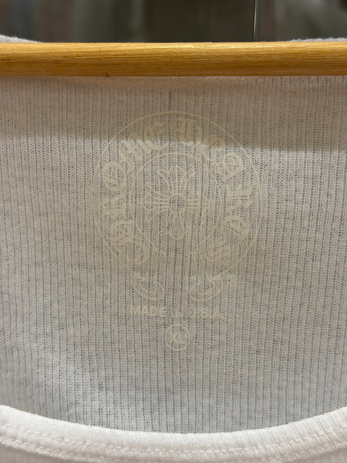 Chrome Hearts T Bar Eye Chart Tank Top - White/Pink