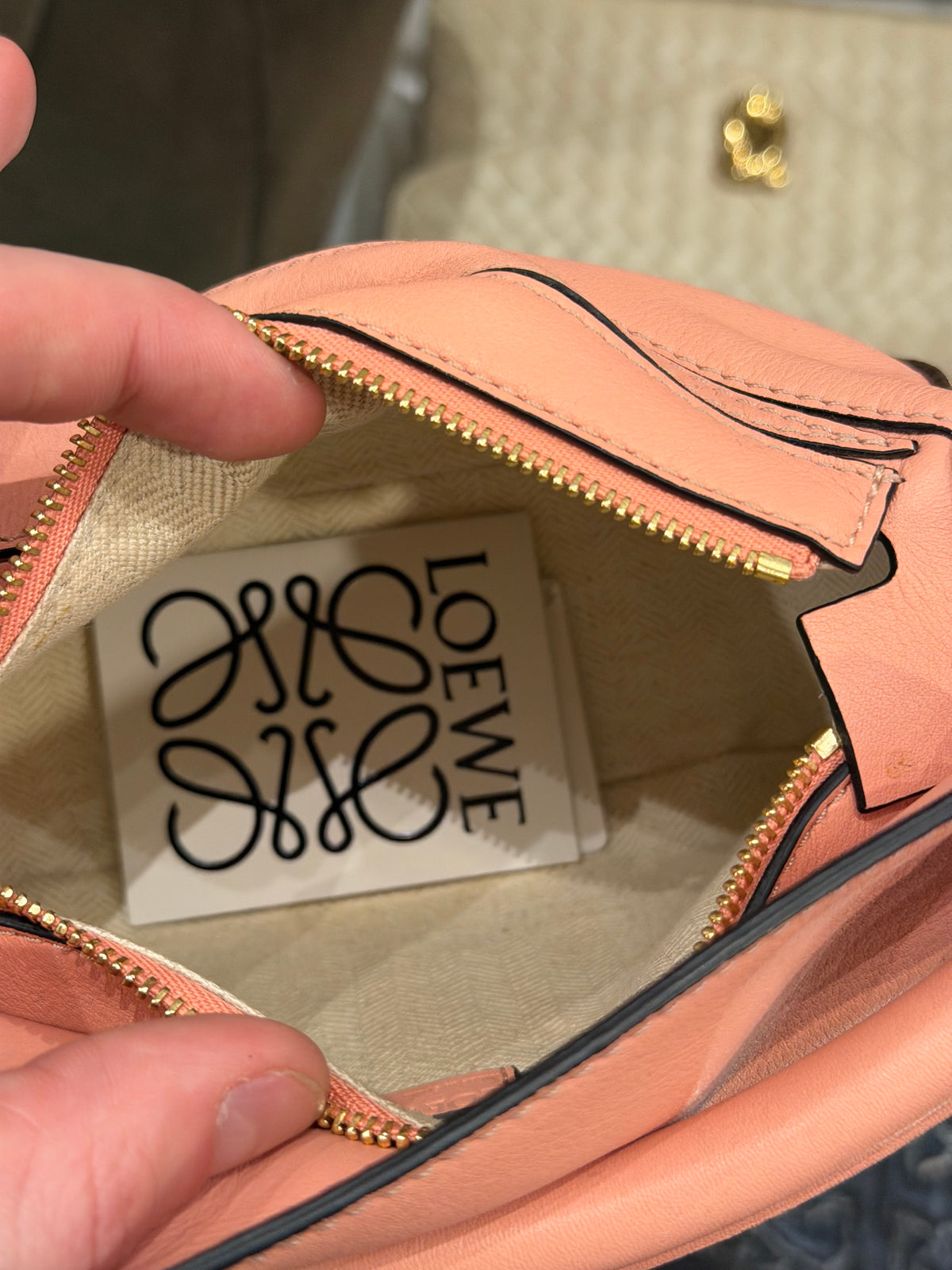 Loewe Puzzle Bag Mini Handbag - Pink