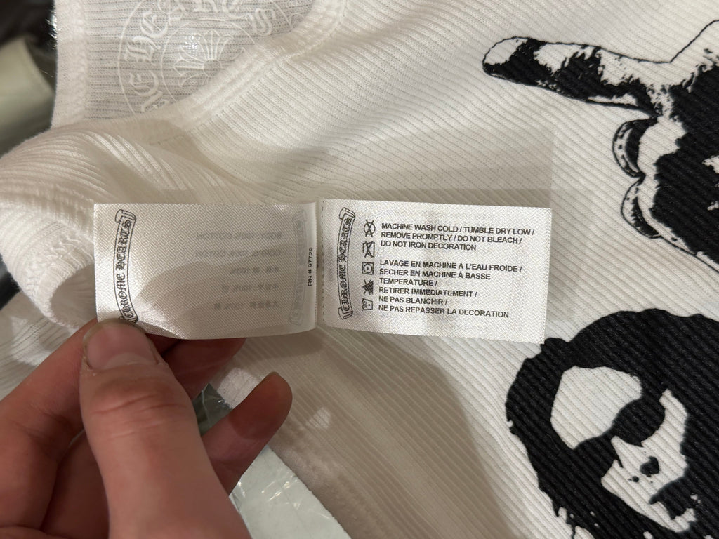 Chrome Hearts Richard Stark Middle Finger Tank Top