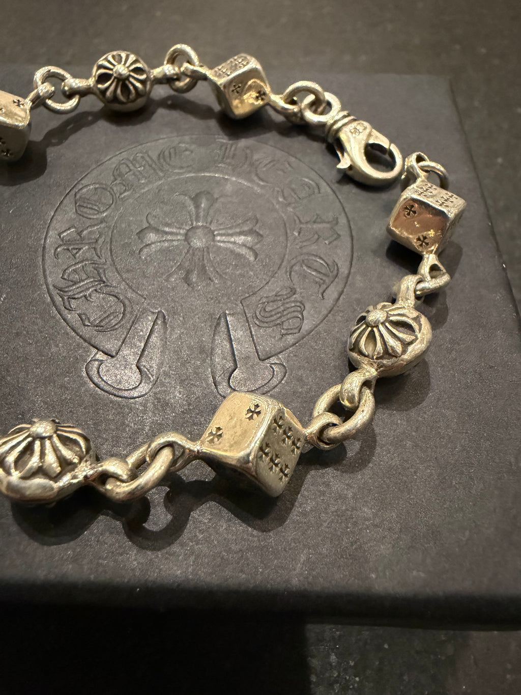 Chrome Hearts ‘Dice’ Bracelet - Silver