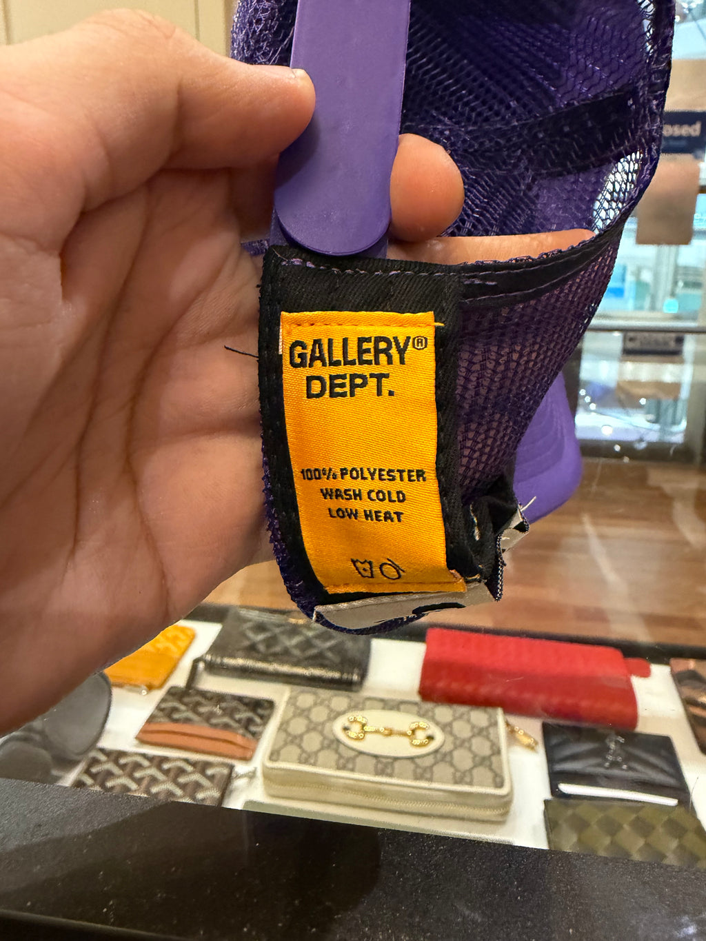 Gallery Dept. “Dépt. de la GALERIE” Trucker Hat - Purple