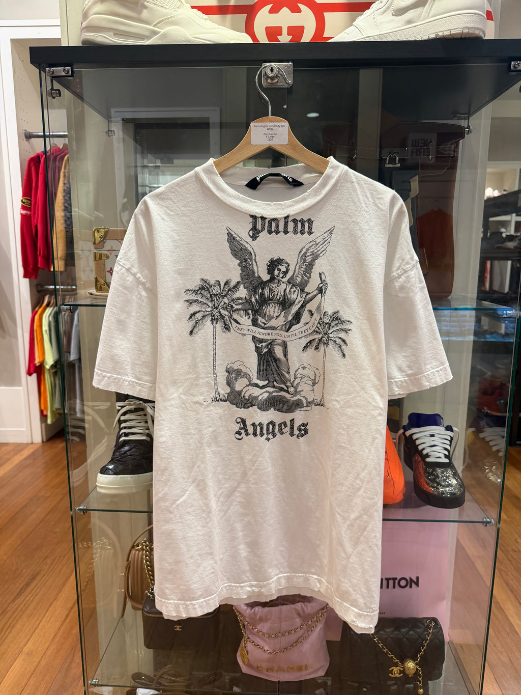 Palm Angels University Tee - White