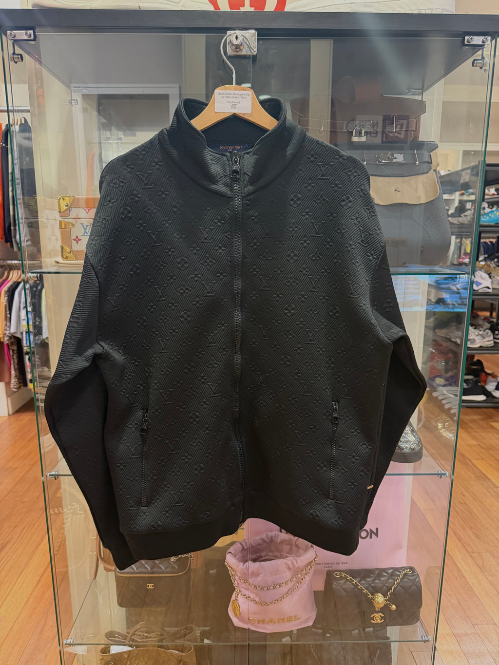 Louis Vuitton Monogram Zip
Up Track Jacket - Black