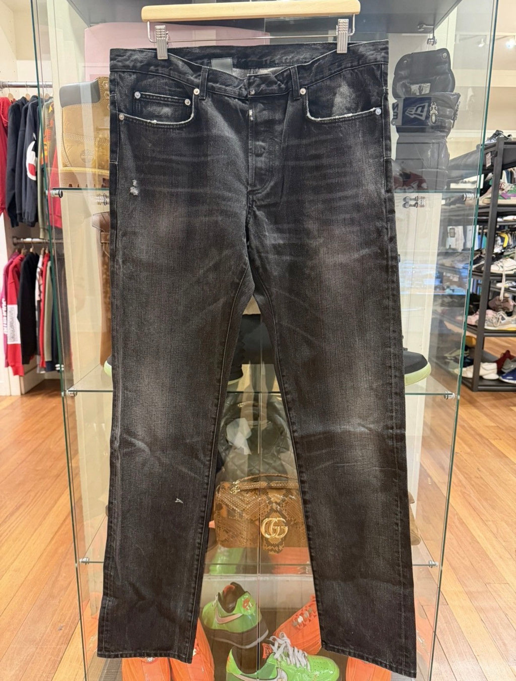 Dior Homme by KVA ‘Fly by Night’ Black Distressed Denim Jeans