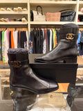 Chanel FW 2026 Short Boots Calfskin Black