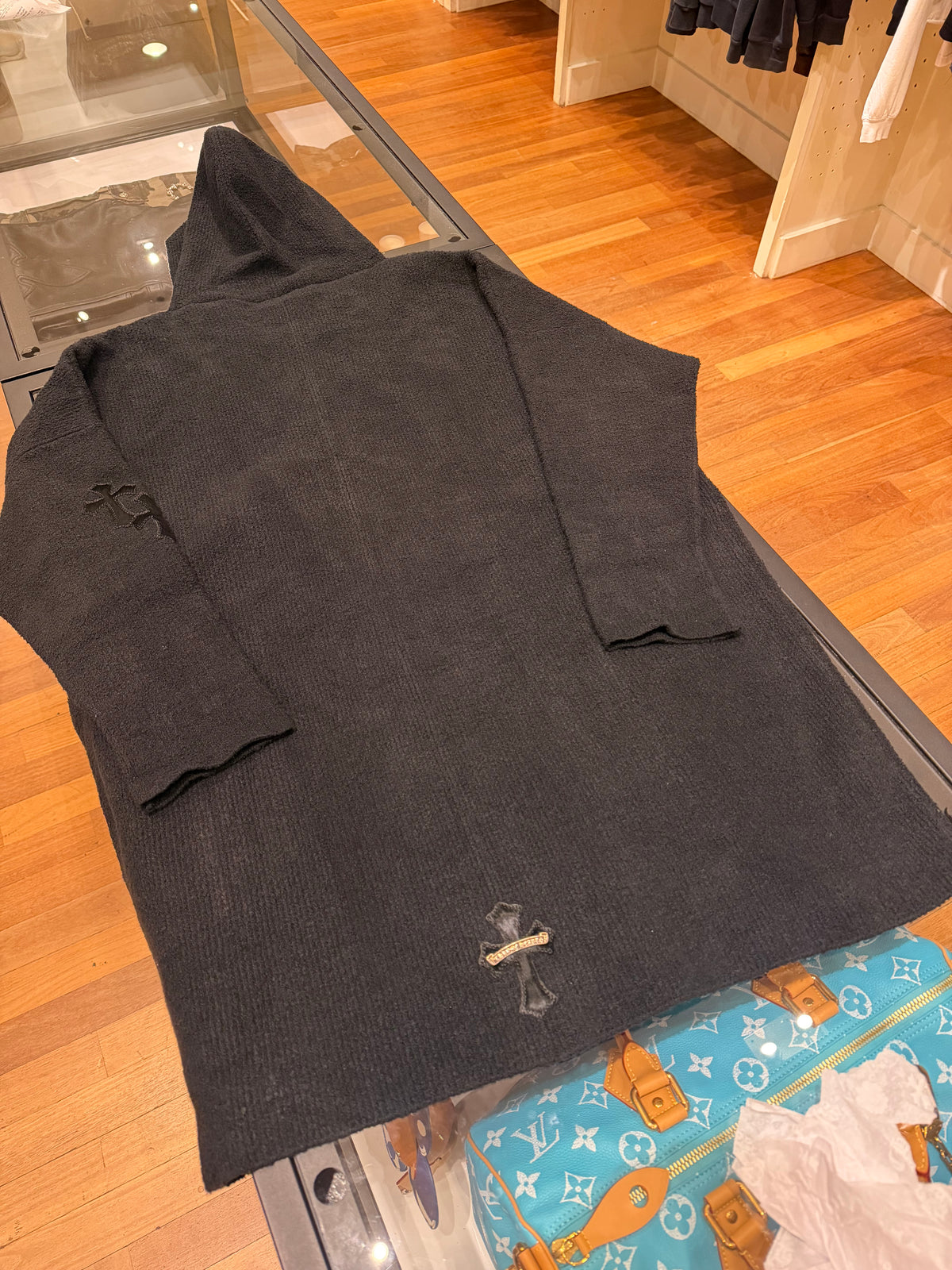 Chrome Hearts ‘Sleeping With Fishes’ Pony Hair Patch Cloak