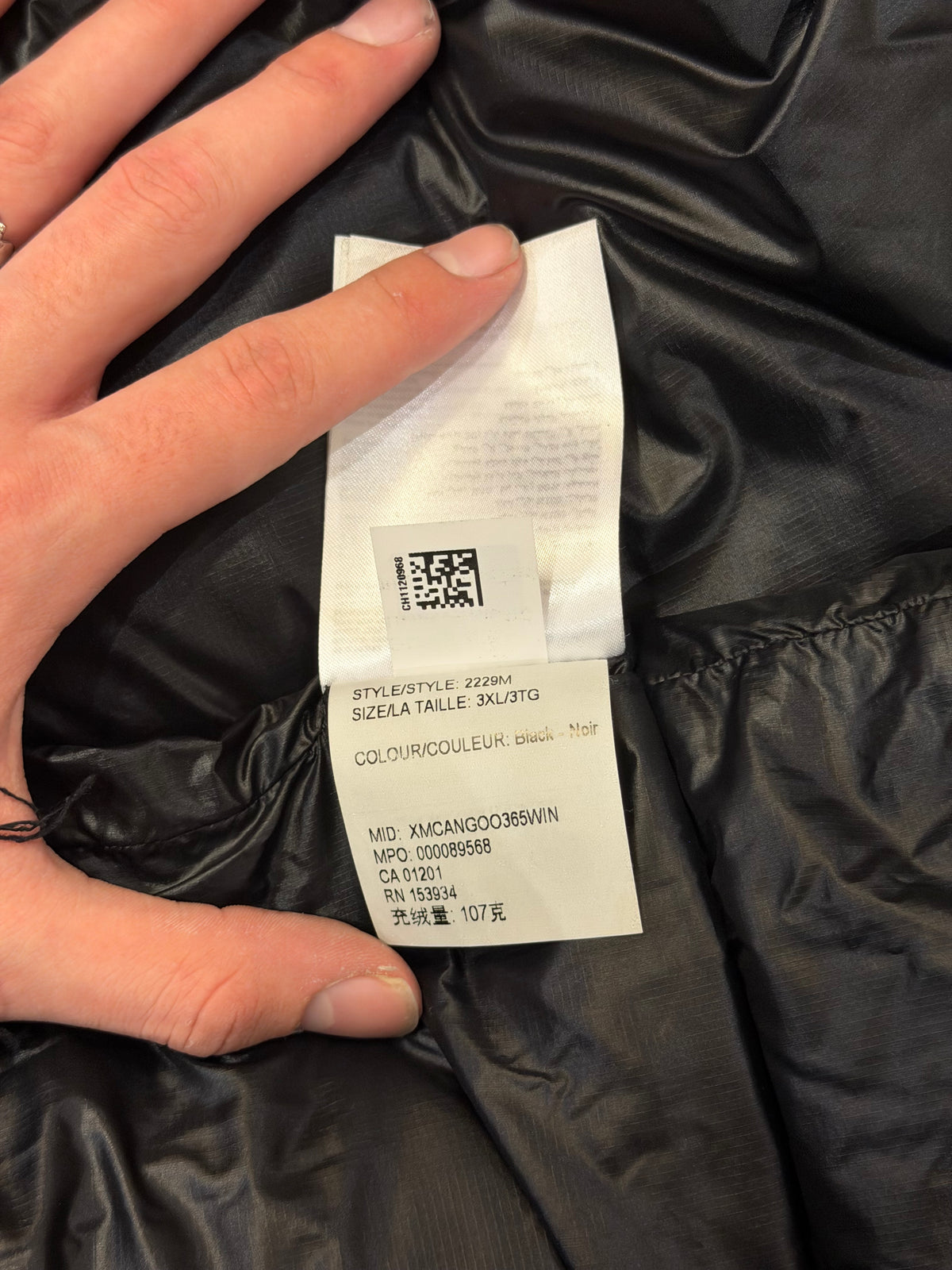 Cananda Goose Down Puffer Vest