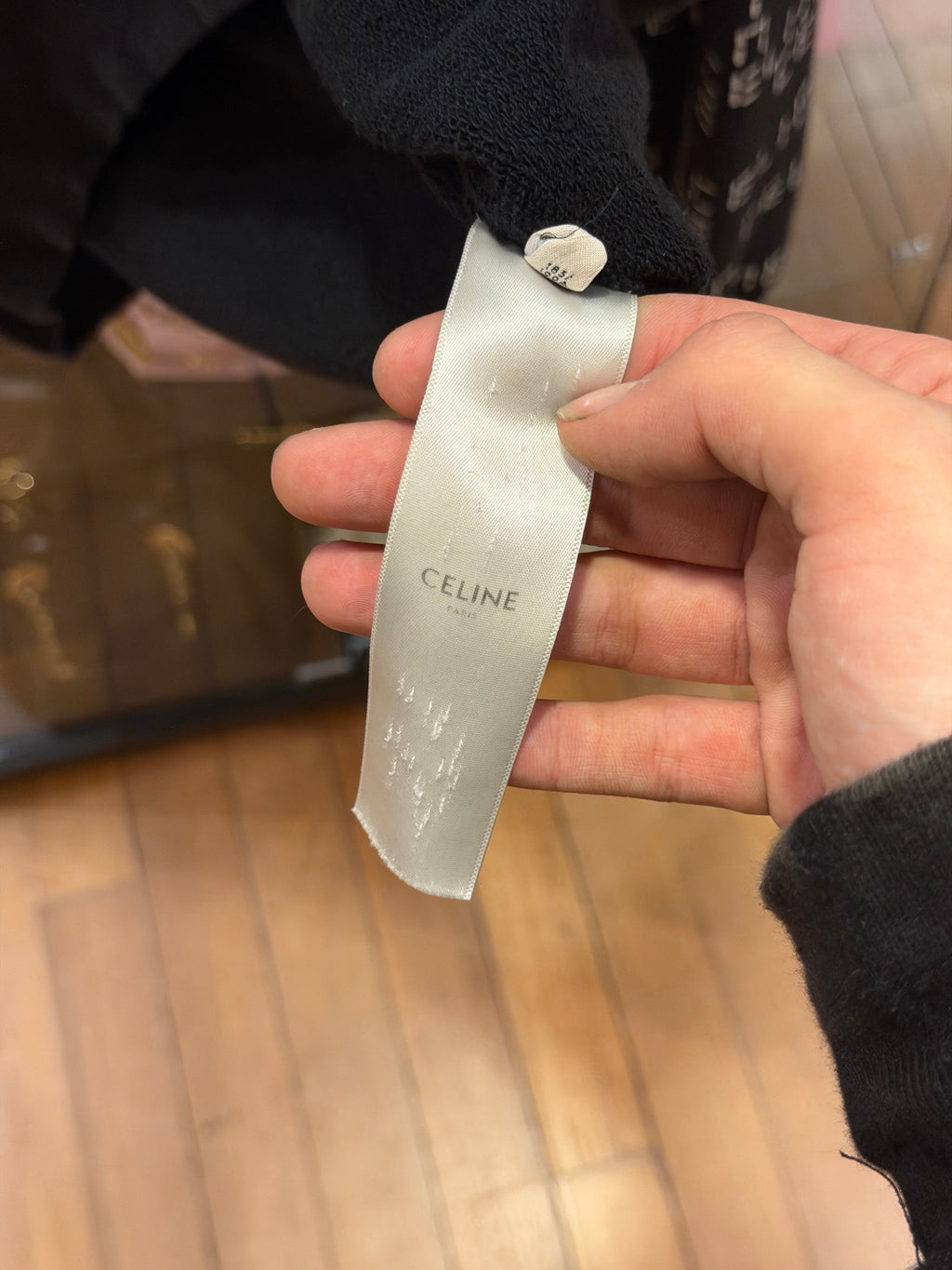 Celine All Over Digital Logo Print Hoodie