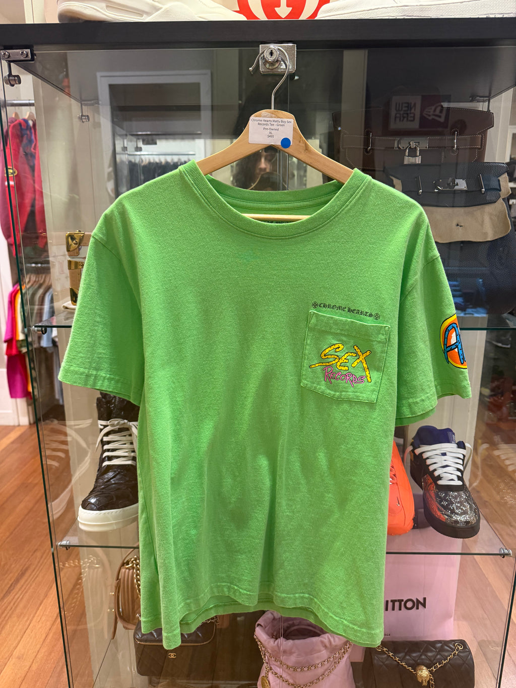 Chrome Hearts Matty Boy Sex
Records Tee - Green