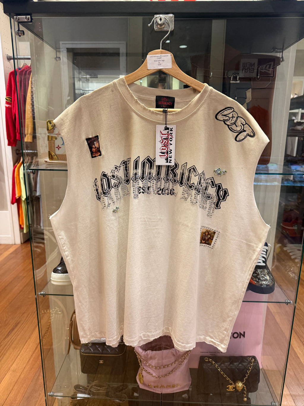 Lost Intricacy Rhinestone Cutoff
