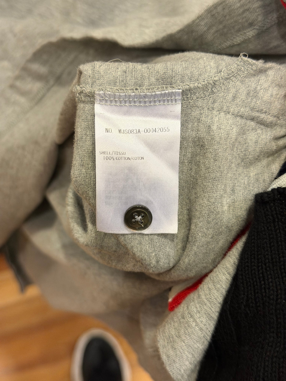 Thom Browne Trimmed Tee - Grey
