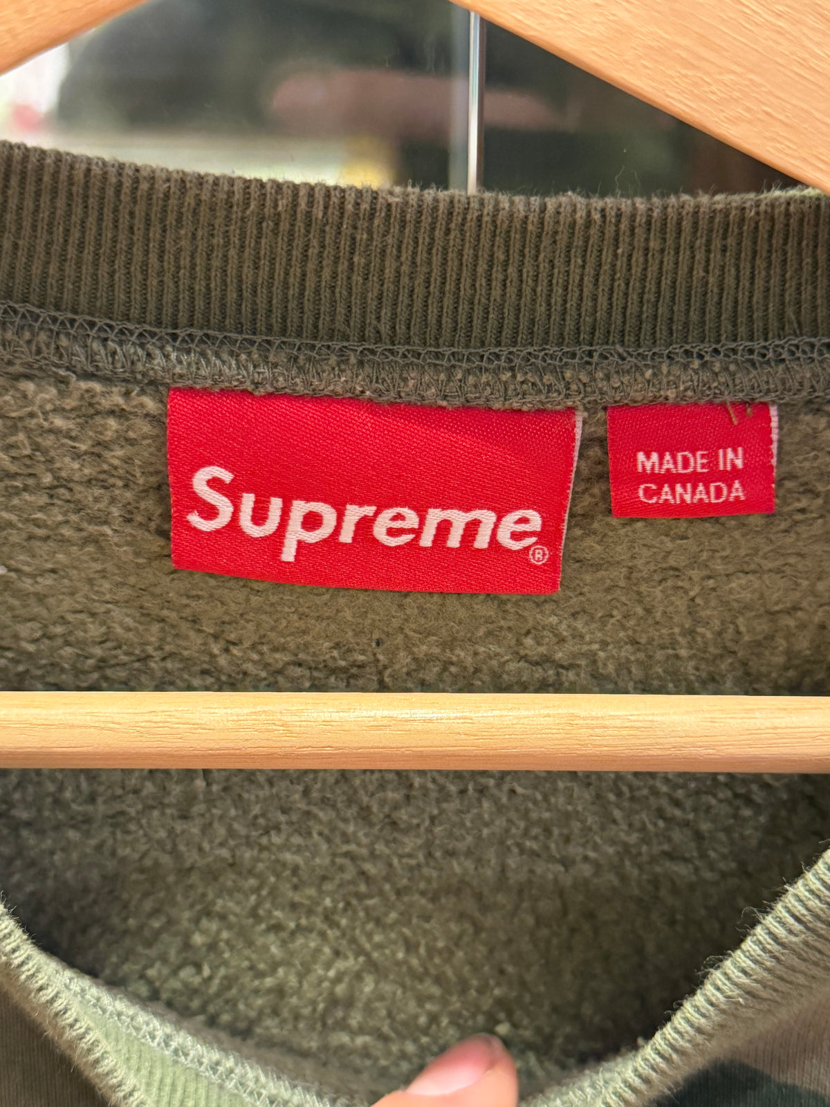 Supreme Camo Box Logo Crewneck
