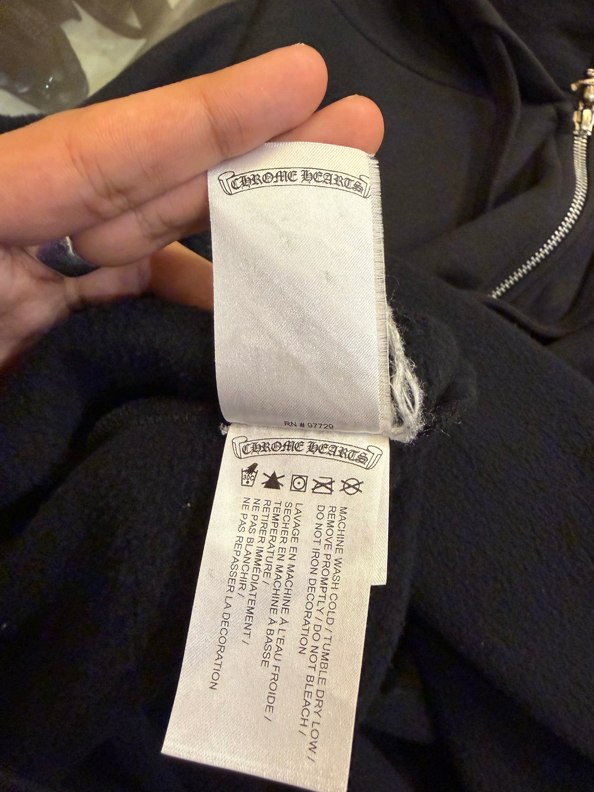 Chrome Hearts Foti Zip Up Hoodie