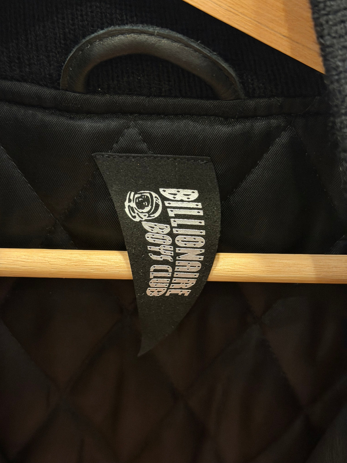 Billionaire Boys Club Golden Bear Leather Varsity Jacket