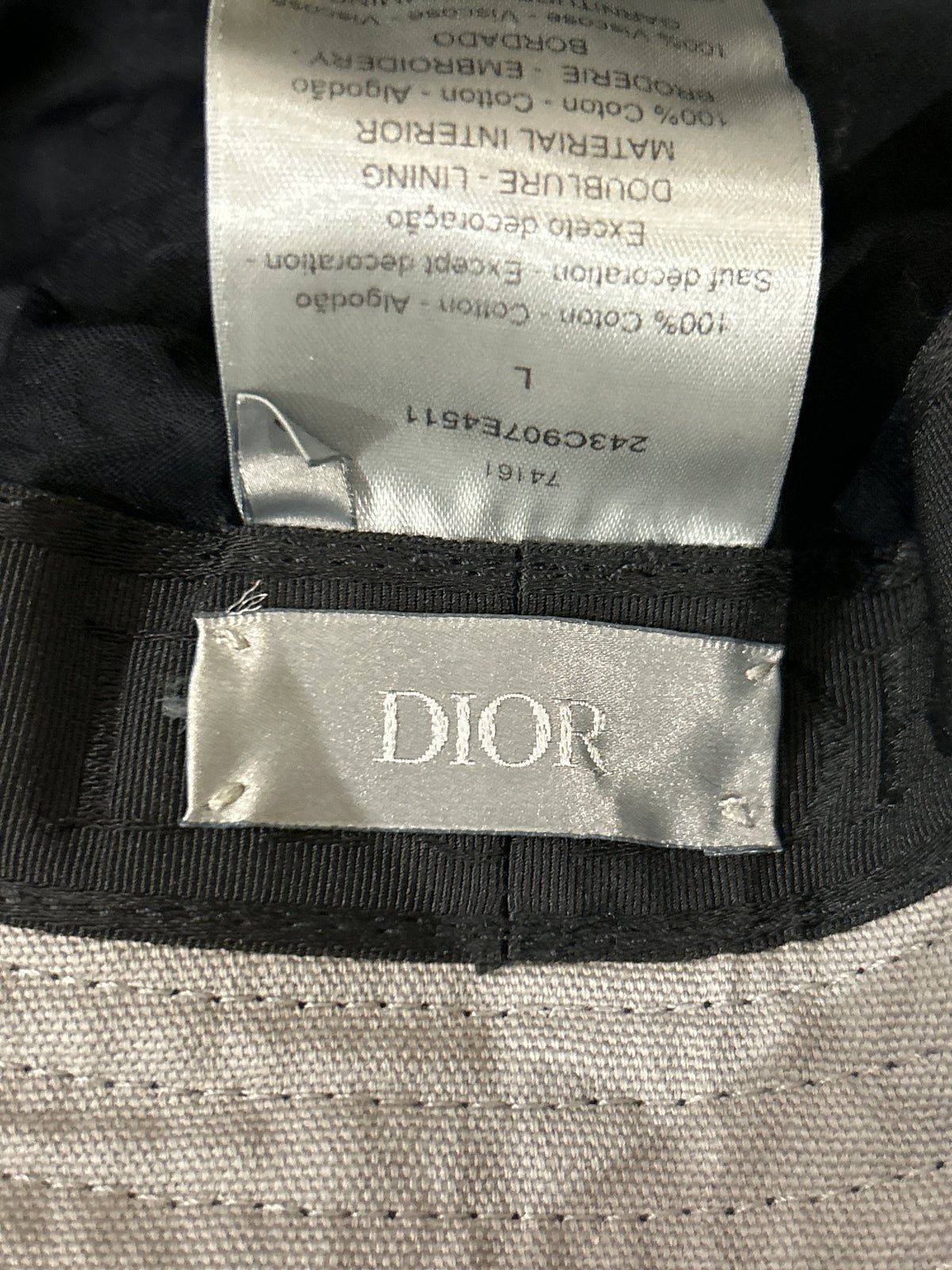 Dior Logo Bucket Hat