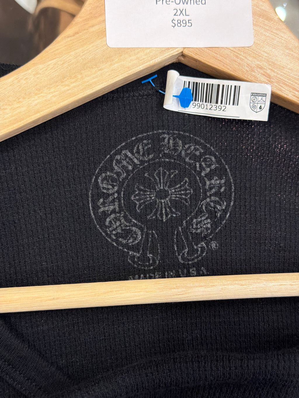 Chrome Hearts Floral Sleeve Waffle Thermal LS