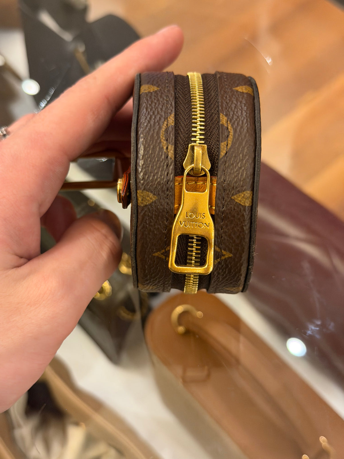 Louis Vuitton Leather LV Monogram Utility Cargo Belt