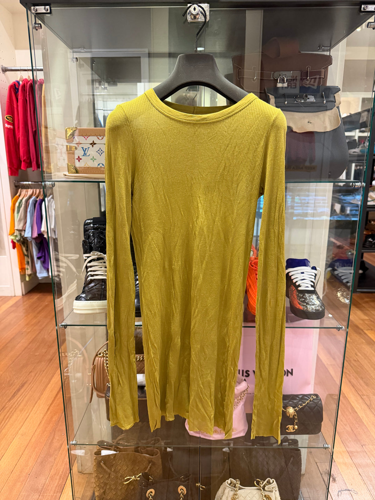 Rick Owens Scoop Neck LS Sweater