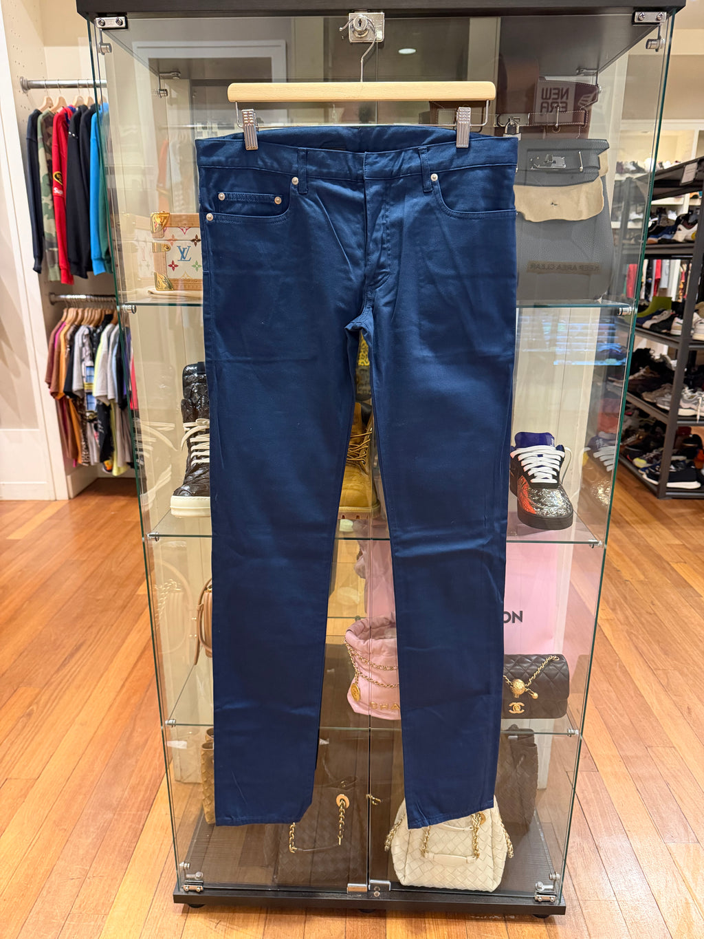 Dior Homme AW11 Stretch ‘Super Slender’ Pants - Navy