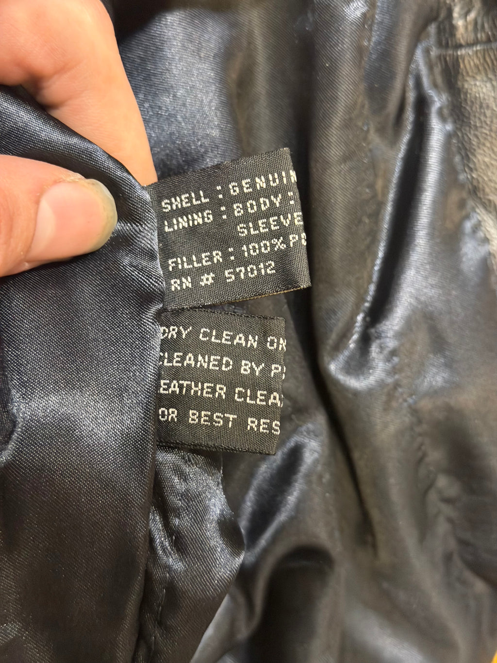 Vintage Mirage NY Yankees High Grain Leather Jacket